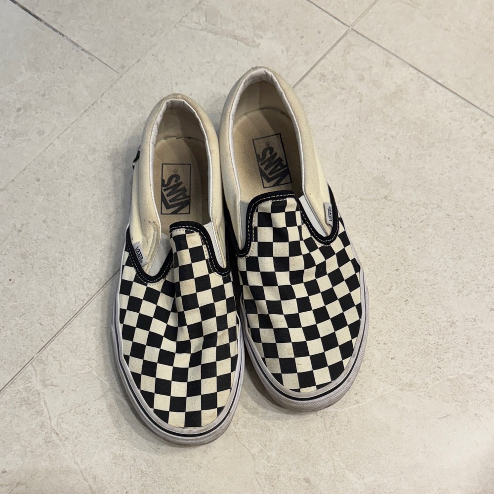 Vans Slip-On Checkerboard Black White